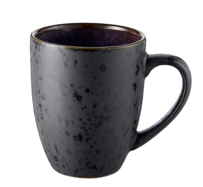 Bitz Black Deep blue mug with handle, 300 ml
