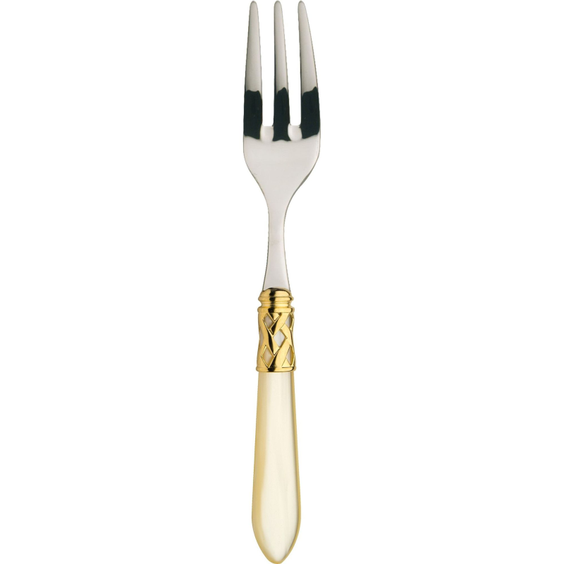 Widelczyk do ciasta Casa Bugatti Aladdin Ivory/Gold