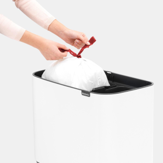 Brabantia Bo Touch Bin 23+11l white - 6