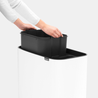Brabantia Bo Touch Bin 23+11l white - 7