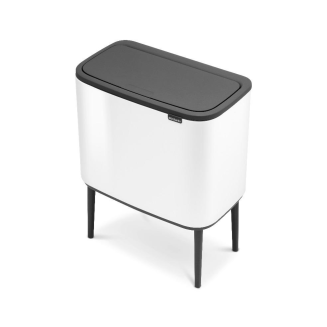 Brabantia Bo Touch Bin 23+11l white - 3