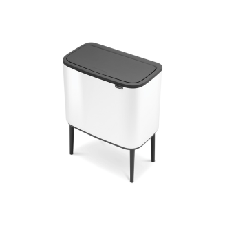 Kosz Brabantia Bo Touch Bin 23+11l biały - 2