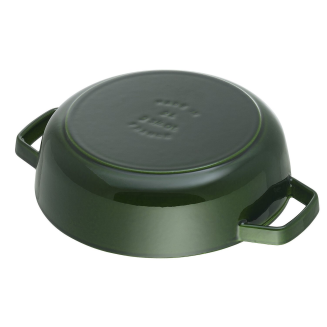 Głęboka patelnia do duszenia z pokrywą Staub Chistera 24 cm basil green - 4