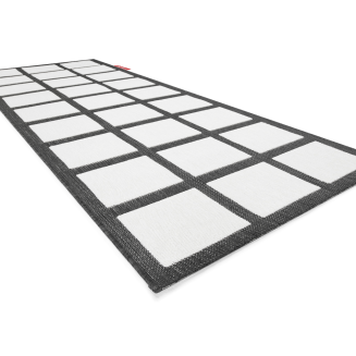 Dywan outdoorowy Fatboy Carpretty Catwalk Checky Black/White 80x200 cm - 5