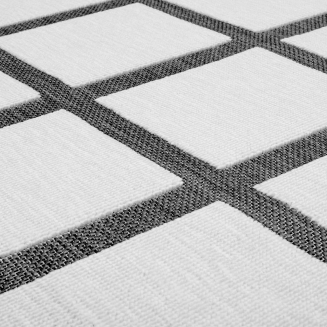 Dywan outdoorowy Fatboy Carpretty Catwalk Checky Black/White 80x200 cm - 3