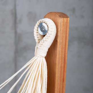 Fotel hamakowy ze stojakiem La Siesta Udine Outdoor Lime Comfort - 10