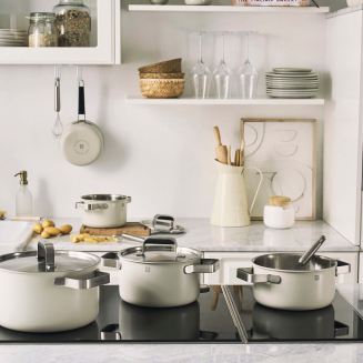 Zestaw garnków Zwilling Pure 5 elementów kość słoniowa - 15