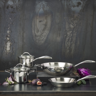 Wok stalowy Scanpan STS 32 cm - 5