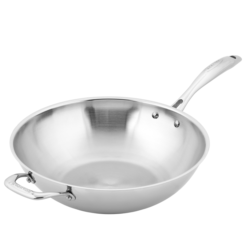Wok stalowy Scanpan STS 32 cm | JESIENNA PROMOCJA