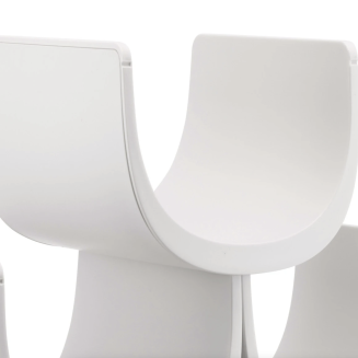 Stojak na butelki Alessi Noe biały - 3