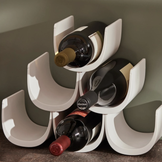 Stojak na butelki Alessi Noe biały - 4