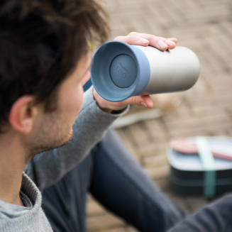 BergHOFF | Kubek termiczny niebieski 0.33 l - 2