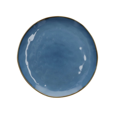  Rose&Tulipani | Set of 4 Concerto Blu Avio dinner plates - Navy blue, 27 cm