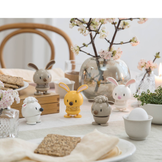 Hoptimist Bunny White figurine - 3