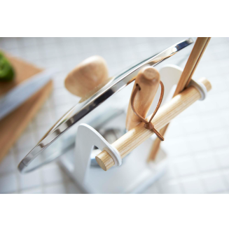  Yamazaki Tosca kitchen utensil stand, white - 2