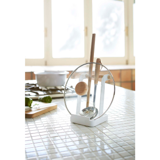  Yamazaki Tosca kitchen utensil stand, white - 4
