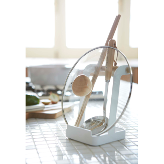  Yamazaki Tosca kitchen utensil stand, white - 5