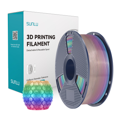  Filament SUNLU PLA 1.75mm 1kg Rainbow 04 (transparent)