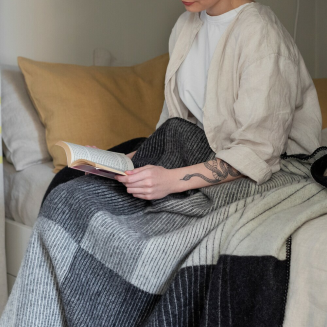 Koc Lapuan Kankurit KAAMOS white-black 150x200 cm - 6