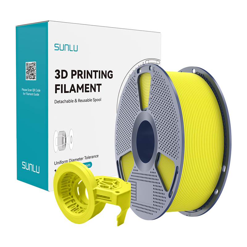  Sunlu PETG High-Speed Matte Filament (Yellow)