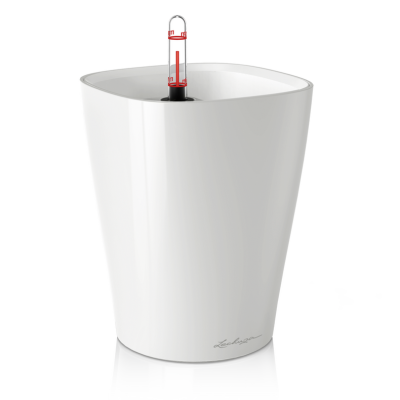 Donica Lechuza Deltini biały połysk