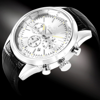 Zegarek Męski Giewont Chronograph Sapphire Srebrny GW7650-A1 - 2