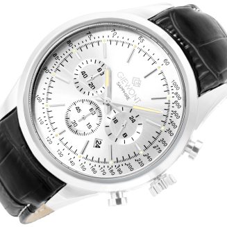 Zegarek Męski Giewont Chronograph Sapphire Srebrny GW7650-A1 - 3