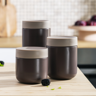 Izolowany pojemnik na żywność BergHOFF Nomad Nommie Aubergine 0.75 l - 3
