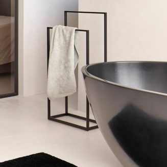 Dywanik łazienkowy Aquanova Mauro Black 60x100 cm - 4