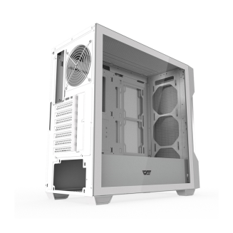  DARKFLASH DS900 Mesh Fanless Computer Case (White) - 2