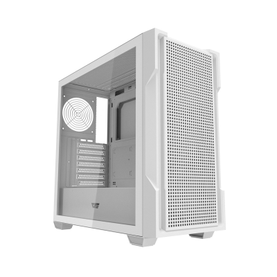  DARKFLASH DS900 Mesh Fanless Computer Case (White)