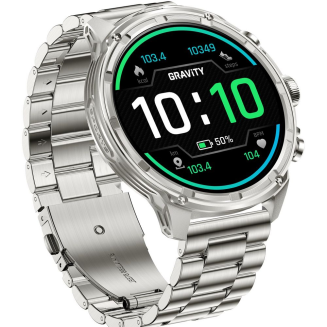 Smartwatch Gravity Srebrny Pasek + Bransoleta GT41-3 - 10