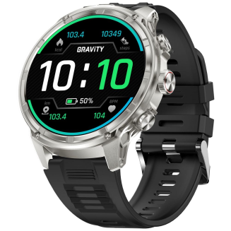 Smartwatch Gravity Srebrny Pasek + Bransoleta GT41-3 - 5