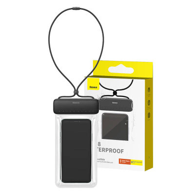 Etui wodoodporne BASEUS AquaGlide IPX8 7.2" (czarne)