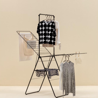 Suszarka na pranie Brabantia Hangon 25 m z drążkiem Black - 6