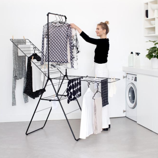 Suszarka na pranie Brabantia Hangon 25 m z drążkiem Black - 5