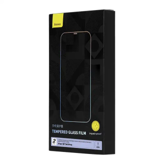 Szkło hartowane Baseus Corning do iPhone 14 Pro z filtrem przeciwpyłowym - 8