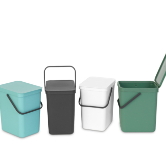 Brabantia Sort&Go sorting basket 25l, gray - 14