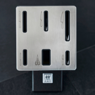 Zestaw 5 noży w bloku samoostrzącym z nożycami Zwilling Four Star Black - 9