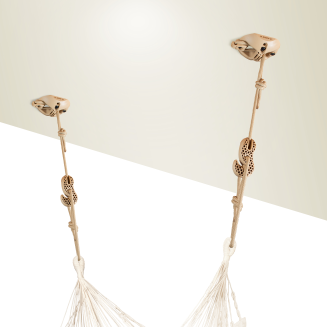 Zestaw do montażu hamaków La Siesta CasaMount Beige - 5