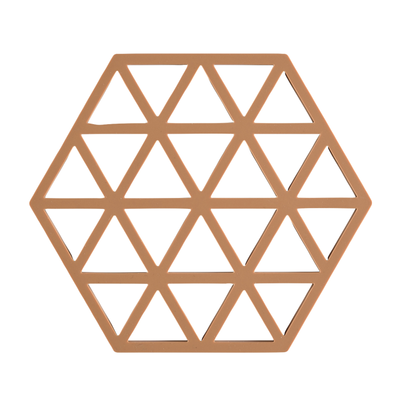 Zone Denmark Triangles Terracotta Dish Mat 16x14 cm