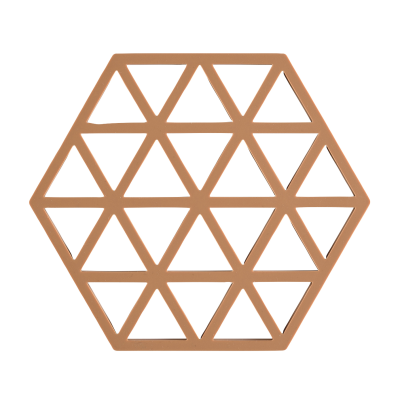 Podkładka pod naczynia Zone Denmark Triangles Terracotta 16x14 cm