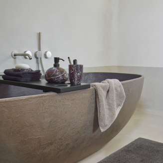  Aquanova Mauro Truffle bathroom rug 70x120 cm - 5