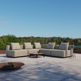 Sofa ogrodowa SACKit Cobana Lounge Sofa 3 Seater Kirra Sand - 4