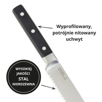 Nóż do chleba BergHOFF Gene 20cm - 4
