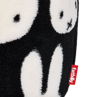 Pufa Fatboy x Miffy Point Teddy Black&White Ø50x35 cm - 2