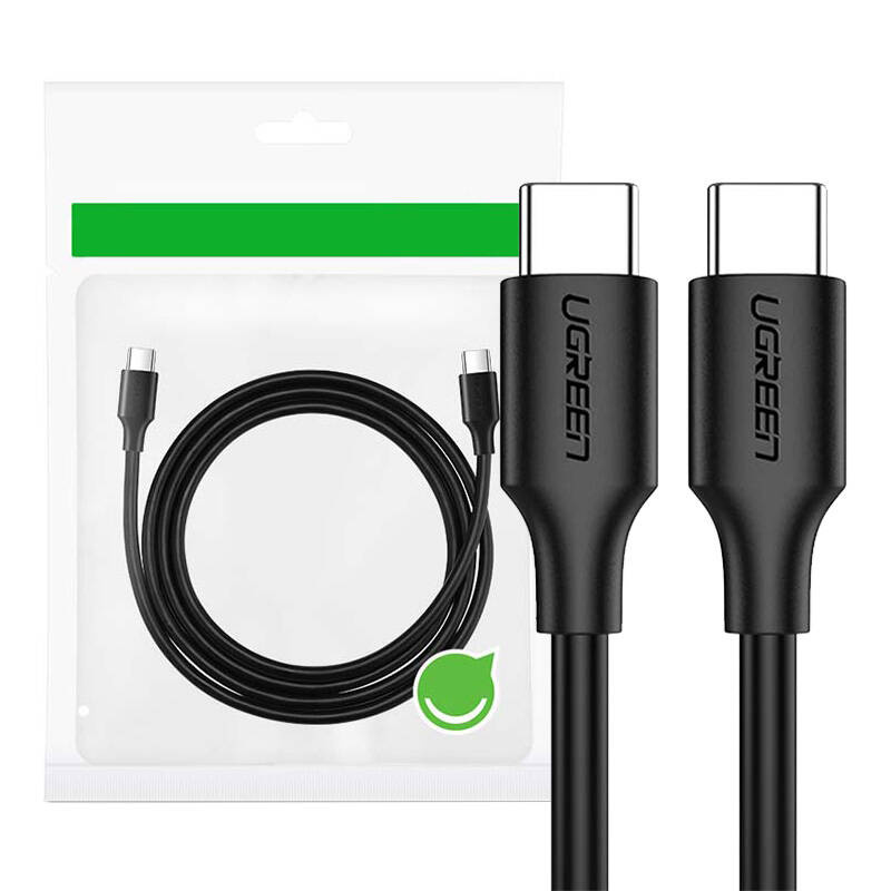  UGREEN US286 USB-C-USB-C Cable 1m 60W (Black)