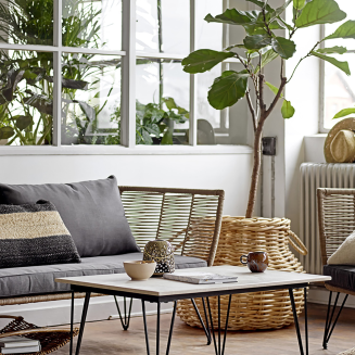 Stolik ogrodowy Bloomingville Mundo Grey 60x90 cm - 2