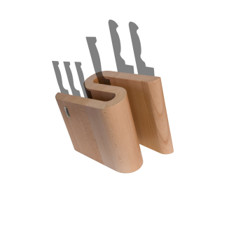 Blok magnetyczny z drewna bukowego S Artelegno Grand Prix - 2