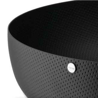 Alessi Texture fruit and snack bowl, black, 21 cm - 4